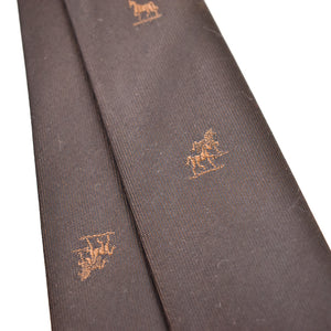 NOS 1960s Brown Horses Tie