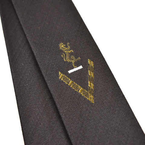 NOS 1960s Black Lion V Tie