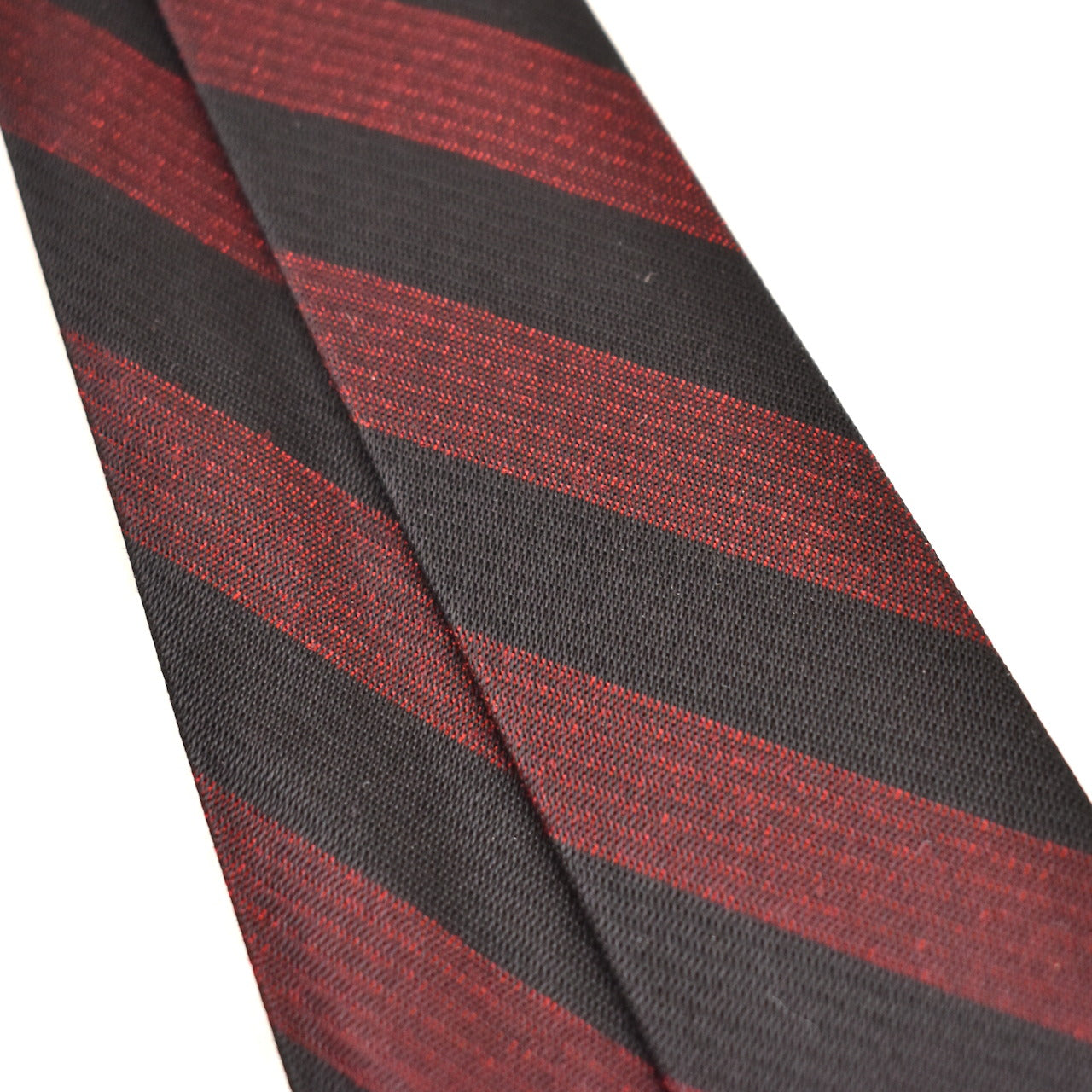 NOS 1960s Red & Black Stripe Tie