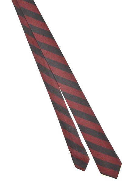 NOS 1960s Red & Black Stripe Tie