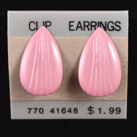 NOC Pink Teardrop Earrings