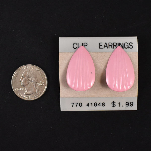 NOC Pink Teardrop Earrings