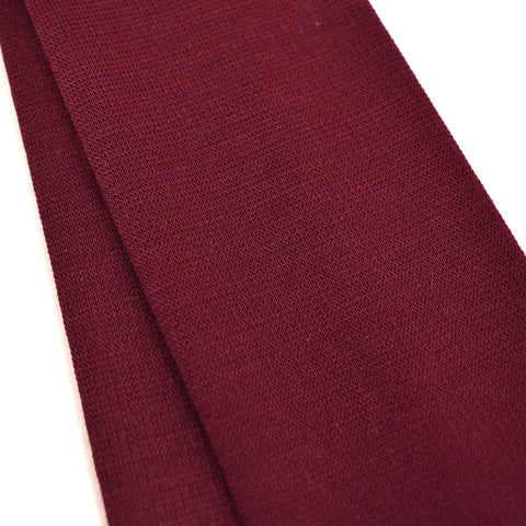 1960s Burgundy Knit Tie