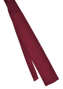 1960s Burgundy Knit Tie