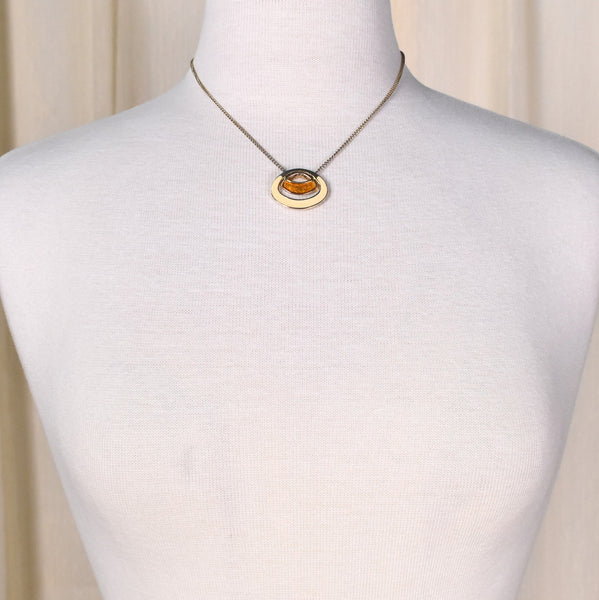 Oval Enamel Sarah Coventry Choker Necklace