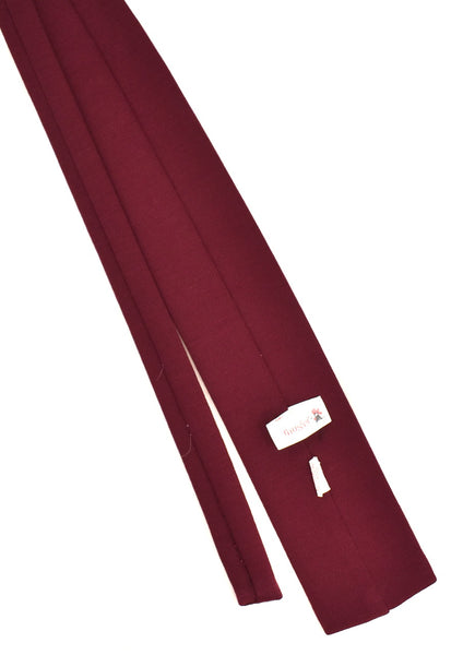 1960s Burgundy Knit Tie
