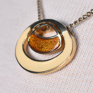 Oval Enamel Sarah Coventry Choker Necklace
