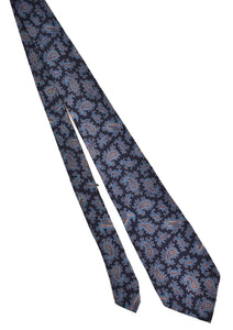 1960s Blue Psychadelic Paisley Tie
