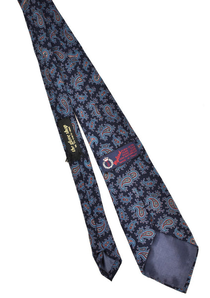 1960s Blue Psychadelic Paisley Tie