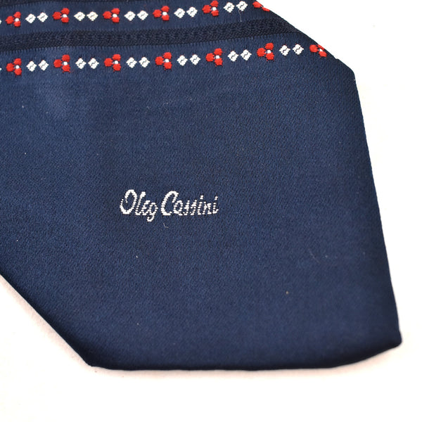 1960s Oleg Cassini Patriotic Stripe Tie