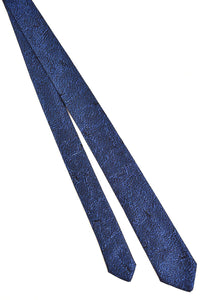 1960s Glittery Blue Skinny Tie