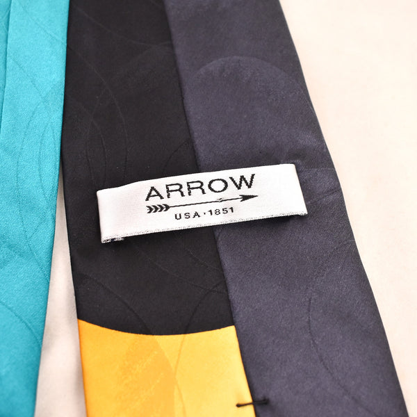 2000s Asymmetrical Teal Tie