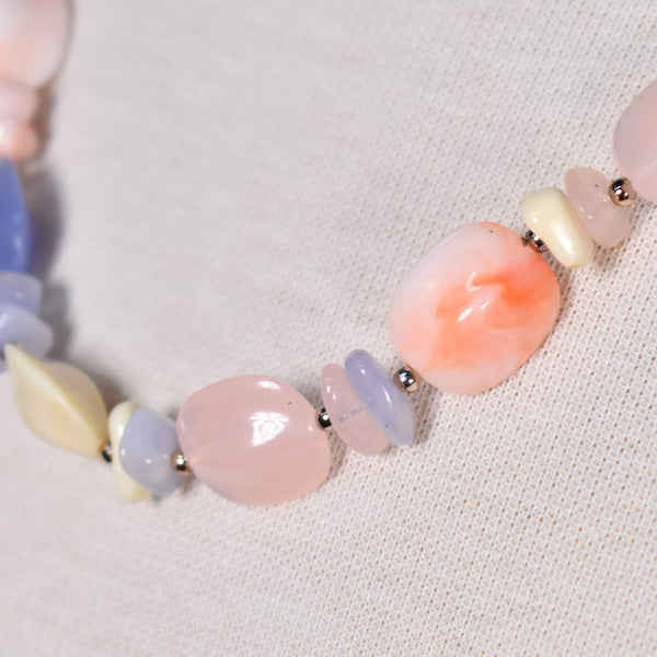 Pastel Periwinkle Bead Necklace