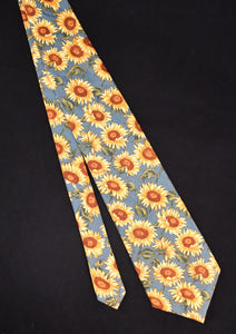 1980s Sunflower Tie