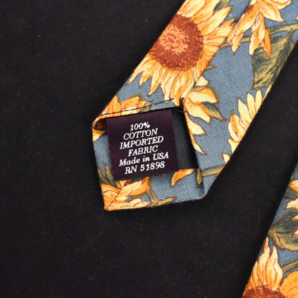 1980s Sunflower Tie