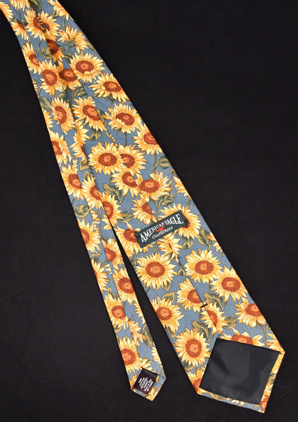 1980s Sunflower Tie