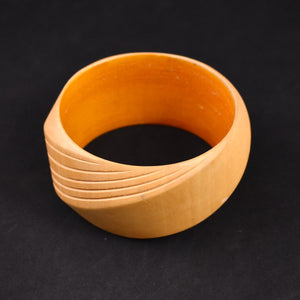 Teak Wood Bangle Bracelet