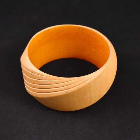 Teak Wood Bangle Bracelet