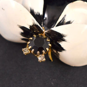 Hattie Carnegie Enamel Petal Bug Brooch Pin