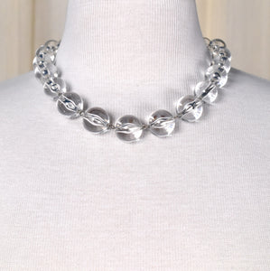 Clear Ball Bead Necklace