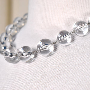 Clear Ball Bead Necklace
