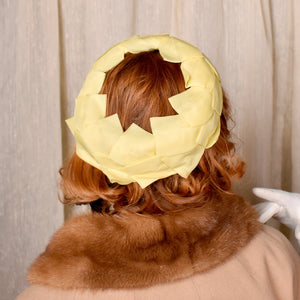 1960s Yellow Pointed Crown Hat