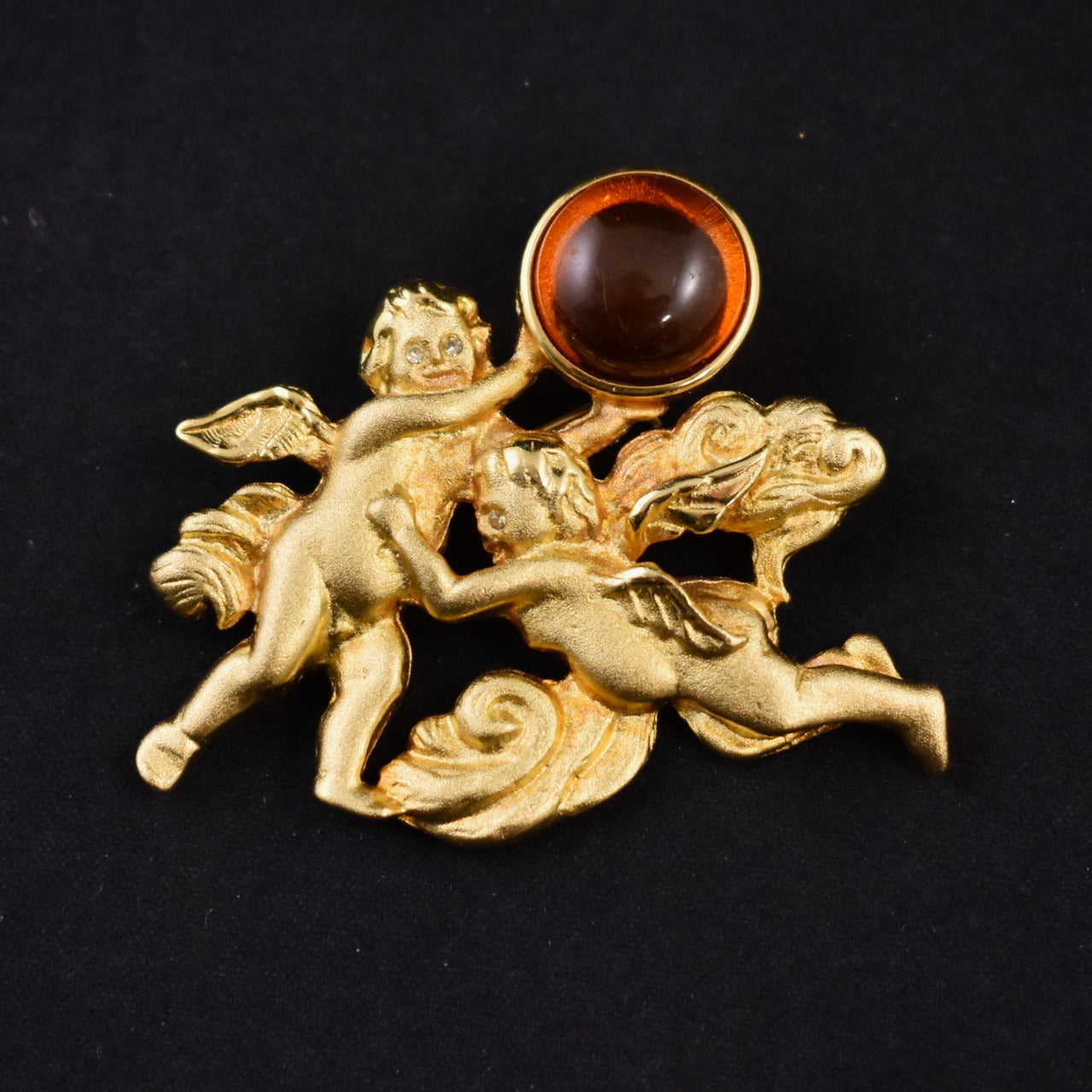 Louis Stern Cherub Brooch