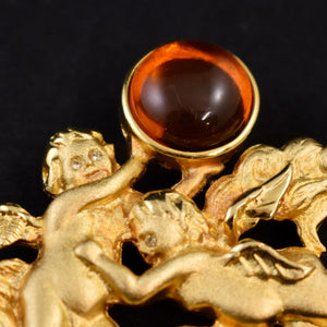 Louis Stern Cherub Brooch