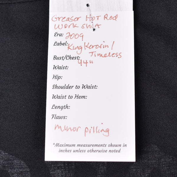 King Kerosin Greaser Hot Rod Work Shirt