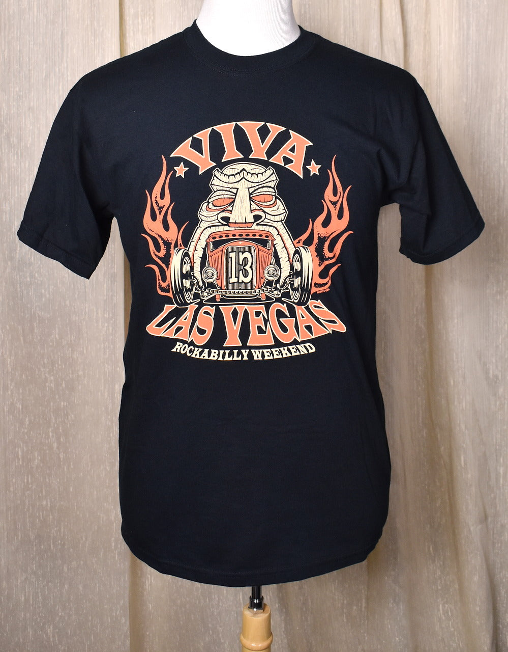 Viva Las Vegas Rockabilly Weekender 13 Tiki Hot Rod T Shirt