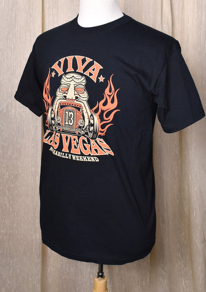 Viva Las Vegas Rockabilly Weekender 13 Tiki Hot Rod T Shirt