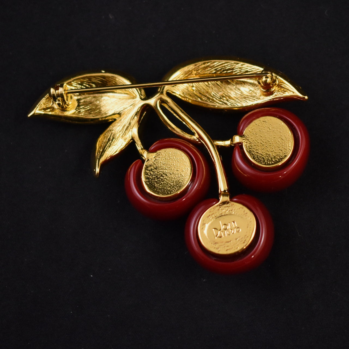 Joan Rivers Rhinestone Cherries Brooch – Cats Like Us