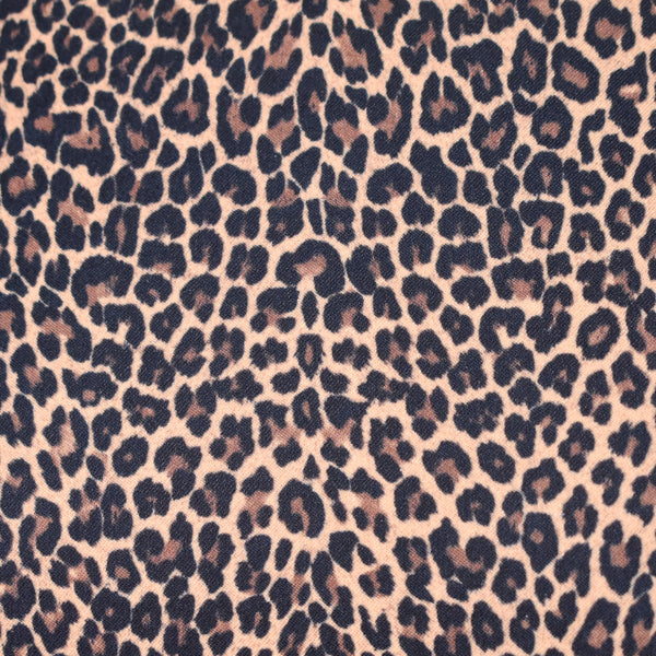 1990s Classic Pinup Leopard Sheath Dress