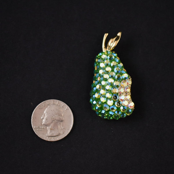 Bjontegard Sparkly Pear Brooch Pin