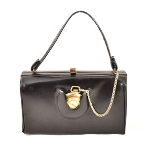 1960s Pocket Watch Novelty Handbag