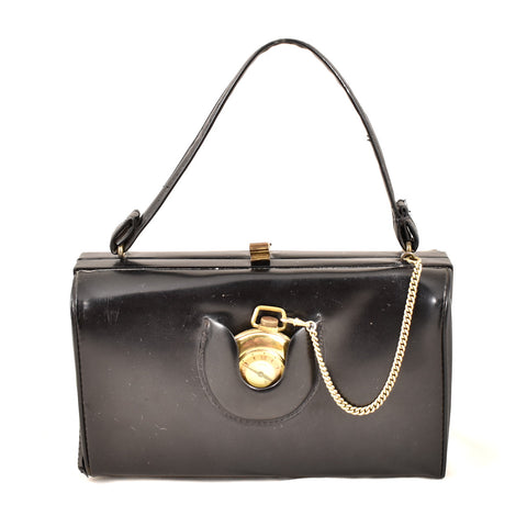 1960s Pocket Watch Novelty Handbag