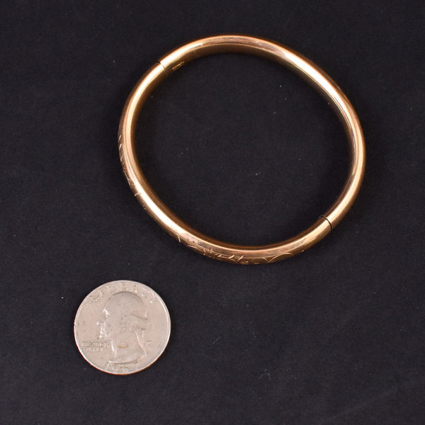 Winard 12K Gold Etched Marisue Bracelet