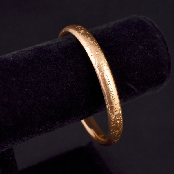 Winard 12K Gold Etched Marisue Bracelet