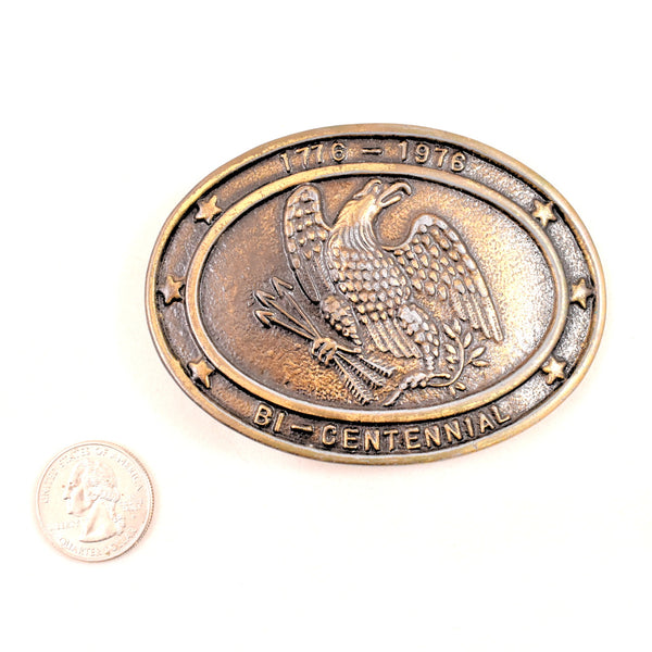 1970s 1976 Bi-Centennial Eagle Belt Buckle