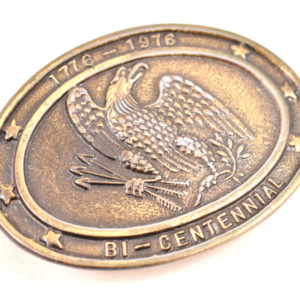 1970s 1976 Bi-Centennial Eagle Belt Buckle