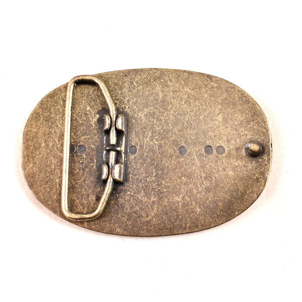 1970s Cowboy Mickey Mouse Disney Leather Belt Buckle