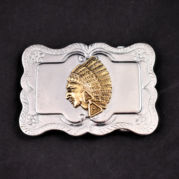 1970s Native American Belt Buckle