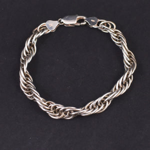 Chunky 925 Twisted Rope Bracelet