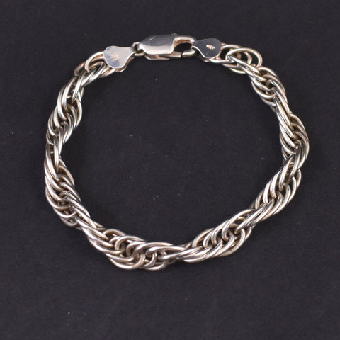 Chunky 925 Twisted Rope Bracelet