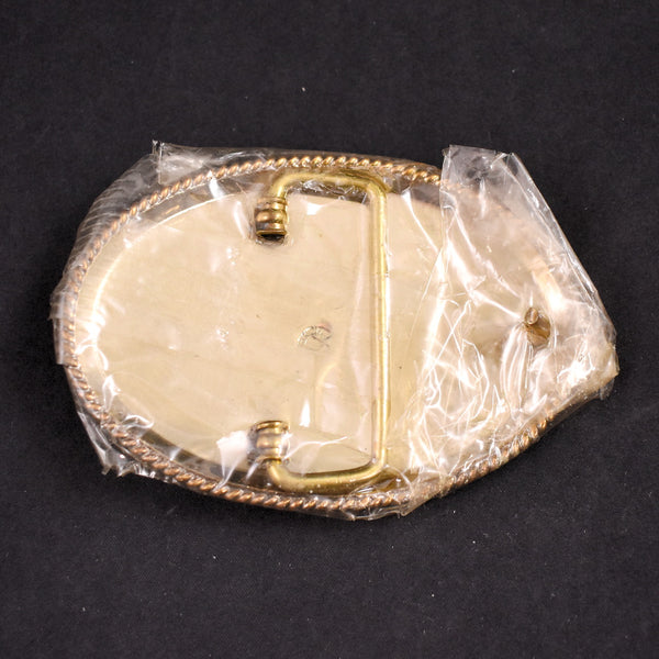 1970s NOS Flying Eagle Alpaca Silver Belt Buckle