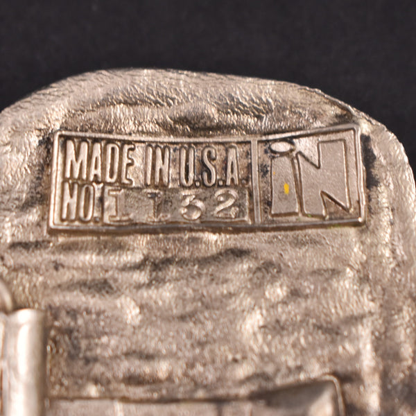 1970s Biker Skull & Crossbones Belt Buckle