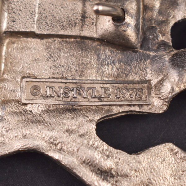 1970s Biker Skull & Crossbones Belt Buckle