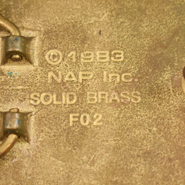 1980s Lowenbrau Beer Belt Buckle