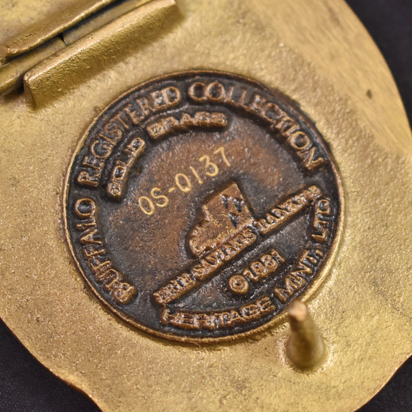 1980s Erie Canal Buffalo Belt Buckle
