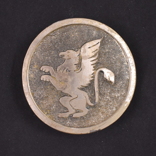 1970s Griffin Wheel Anniversary Belt Buckle